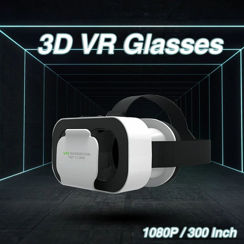 Новинка VR SHINECON G5 3D очки Виртуальная реальность коробка Смарт Смартфон Гарнитура