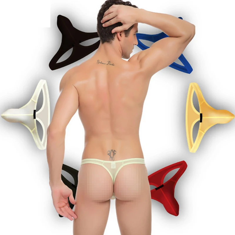Горячие пикантные мужские стринги и Трусы из шёлка мягкое нижнее белье Ракушки