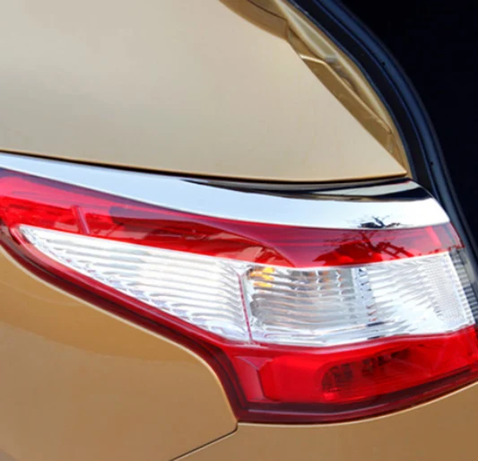 Хромированный задний фонарь для бровей декоративный молдинг аксессуары век