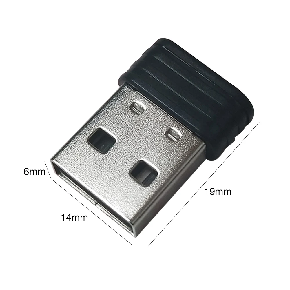 Черный Прочный Мини Bluetooth USB приемник ключ портативный игровой контроллер 2 4G