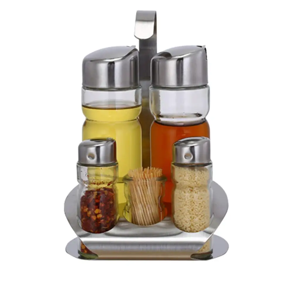 5 шт. набор с зубочисткой коробка Анти-пыль влагостойкая нержавеющая сталь