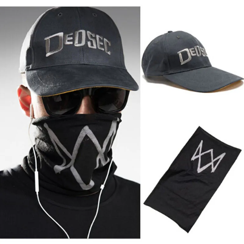 Watch Dogs Aiden Pearce маска для лица ветрозащитная Манишка игра шарф косплея костюм Cos