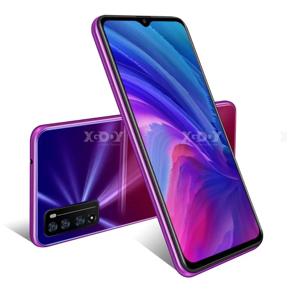 Смартфон XGODY Android 10 0 2 Гб + 16 ГБ экран 6 дюйма 19:9 HD четырехъядерный процессор MTK6737 3000