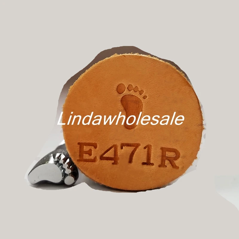 Японский кожаный инструмент для печати E471L [левый отпечаток пальца] E471R [правый