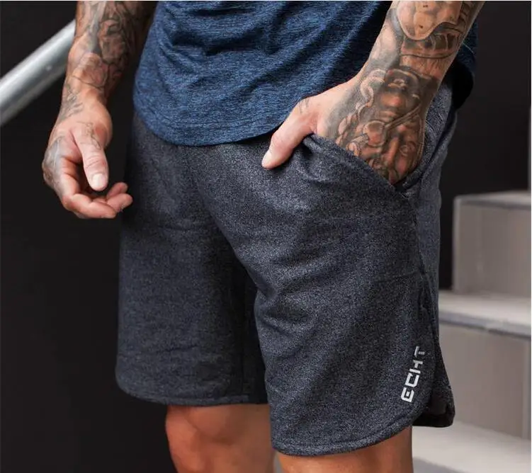 

New Men Fitness Bodybuilding Shorts Man Summer Gyms 689