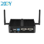 Безвентиляторный мини-ПК Intel Pentium N3510 четырехъядерный 2,4G WiFi 2x Gigabit Ethernet RS232 HDMI VGA Поддержка Windows 7810