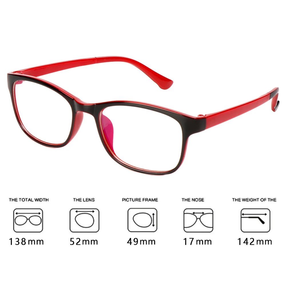

Fashion Blue Light Blocking Glasses Unisex Clear Lens Computer Goggles Spectacles Eyeglasses Men Anti Blue Light Gaming Glasses