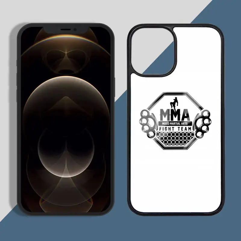 

Design The Mma Logo Phone Case PC for iPhone 11 12 pro XS MAX 8 7 6 6S Plus X 5S SE 2020 XR