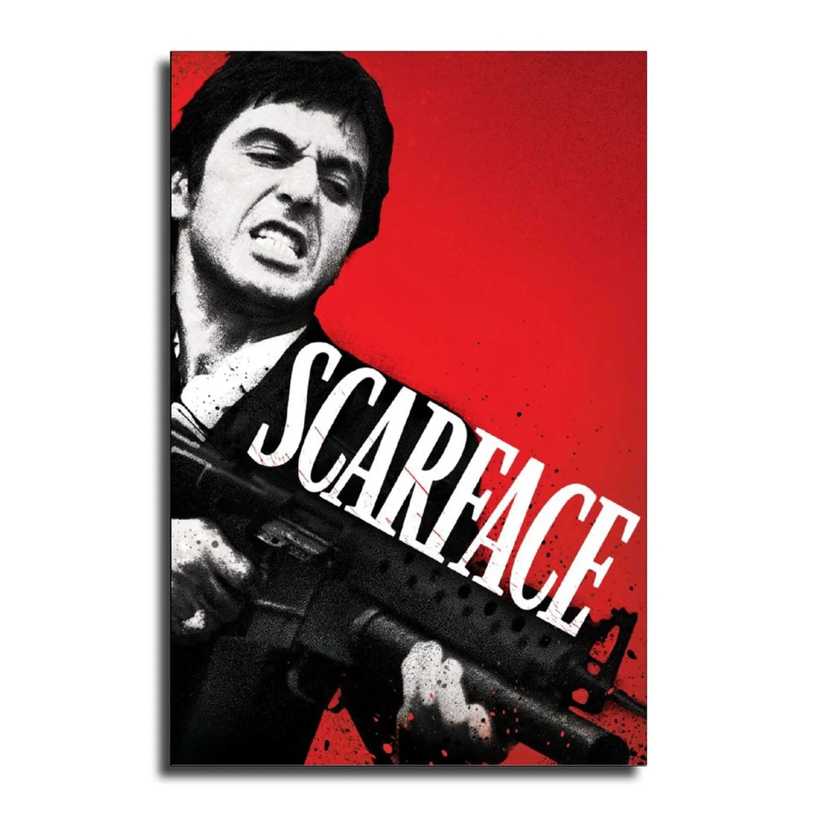 

Scarface (2) холст, художественный плакат и настенный художественный принт, современный семейный декор для спальни, плакаты