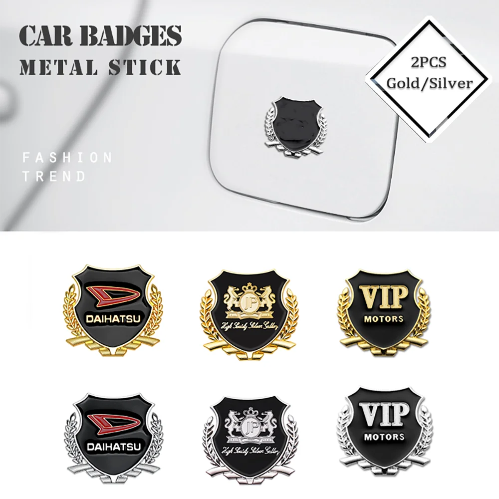 

Car Refit 2PCS 3D Metal Badge Trunk Stickers For Suzuki Liana Splash Reno Swift SX4 Jimny Ignis Alto Samurai Baleno Grand Vitara