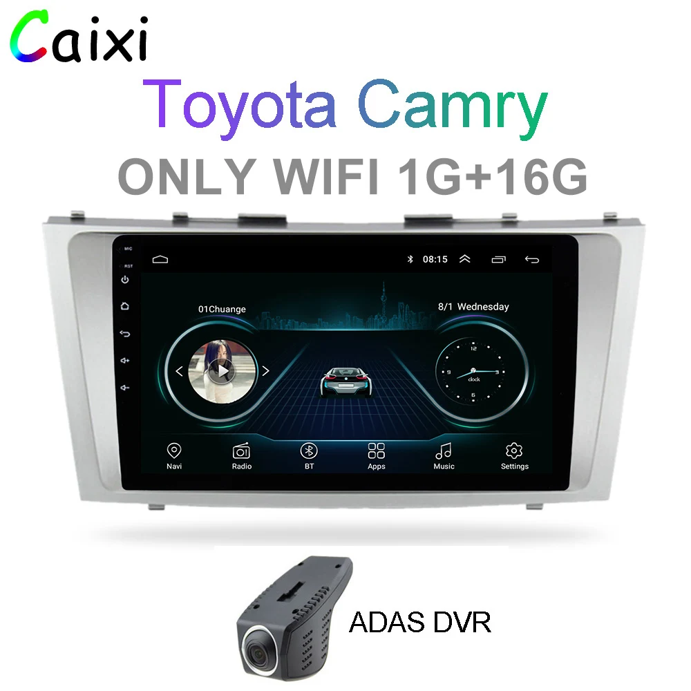 Cx-ca-DVR Автомобиль Xi 2din 9 дюймов 2.5D Android 8,1 Автомобильный DVD Радио мультимедийный плеер для Toyota Camry 2007 2008 2009 2010 2011 Навигация gps - Цвет: Cx-ca-DVR