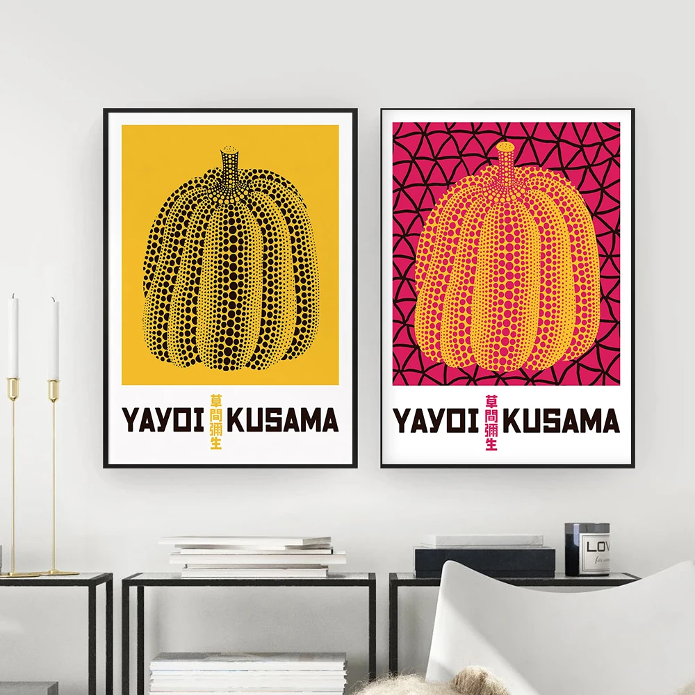 Yayoi Kusama художественные выставочные плакаты и печать галерея настенные картины