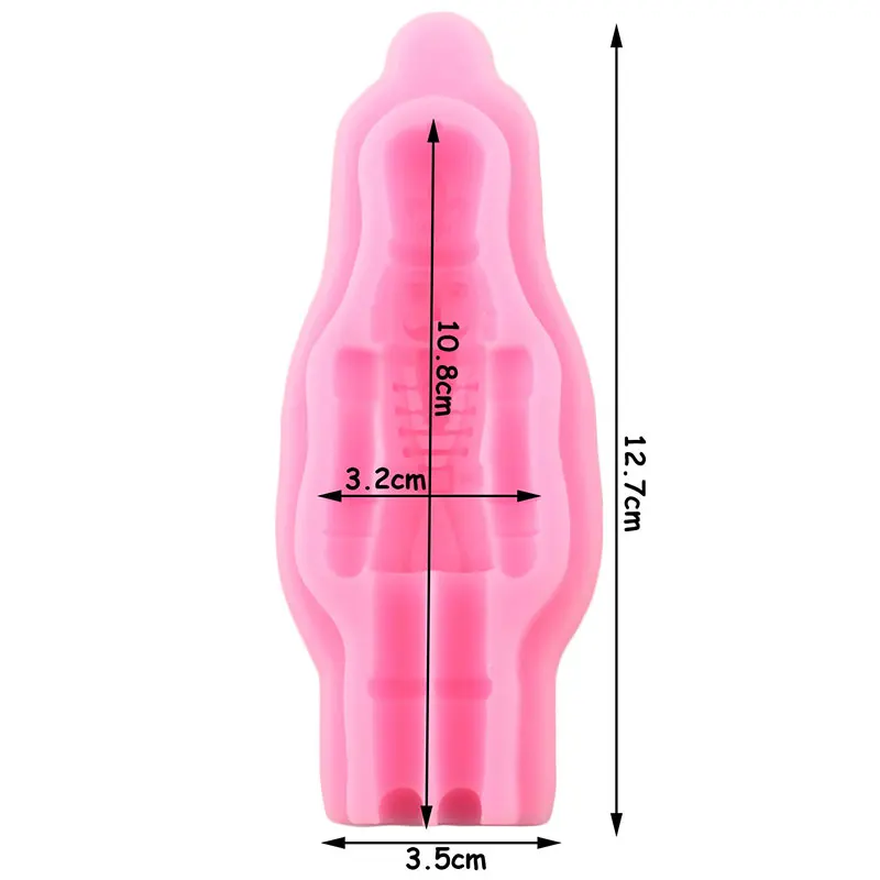 3D Nutcracker Soldier Silicone Molds DIY Christmas Cake Decorating Tools Cupcake Topper Fondant Mold Candy Clay Chocolate Moulds | Дом и сад