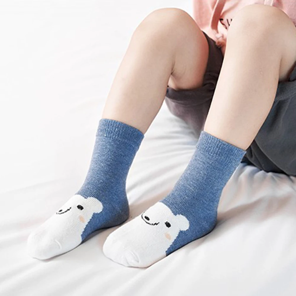 Бесплатная доставка 4 размера 5 пар/компл. для малышей носки новорожденных