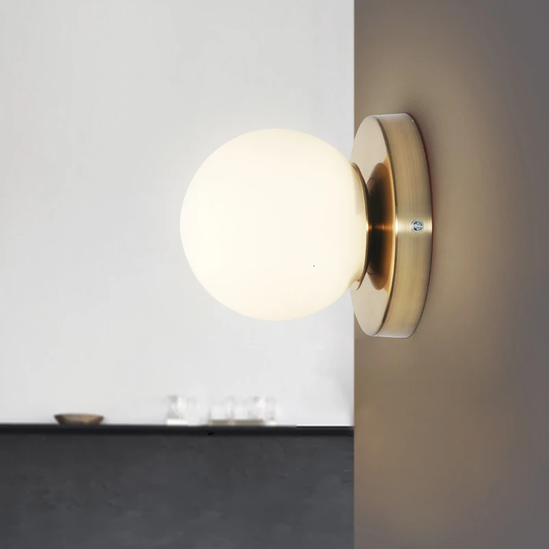 Настенная лампа в стиле постмодерн светодиодный светильник минимализма со