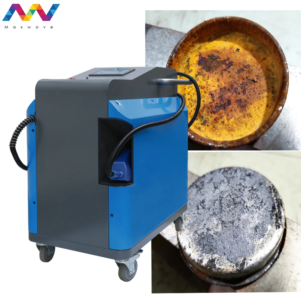 Goede 100W 200W 500W 1KW Elektronische Roest Remover Machine Draagbare Voor Metal Aluminium Oxide Roest Schilderij Verwijderen