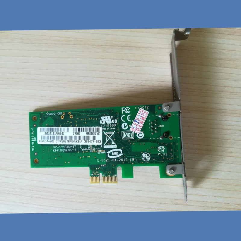 

Pulled PCI-E NC110T 430654-001 393477-003 Card