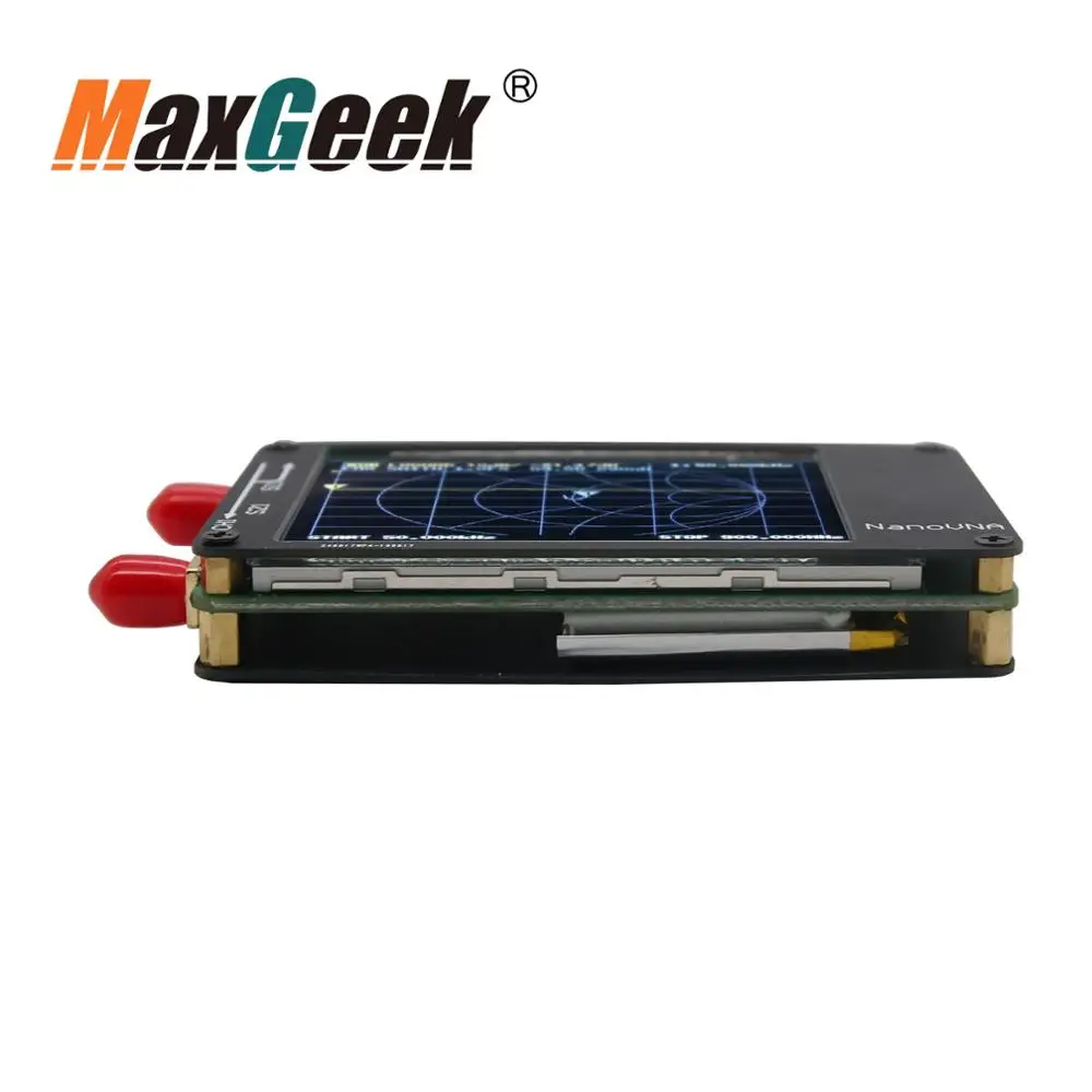 NanoVNA 2,8 дюймовый lcd HF VHF UHF UV векторный сетевой анализатор 50 кГц~ 900 МГц антенный анализатор встроенный аккумулятор