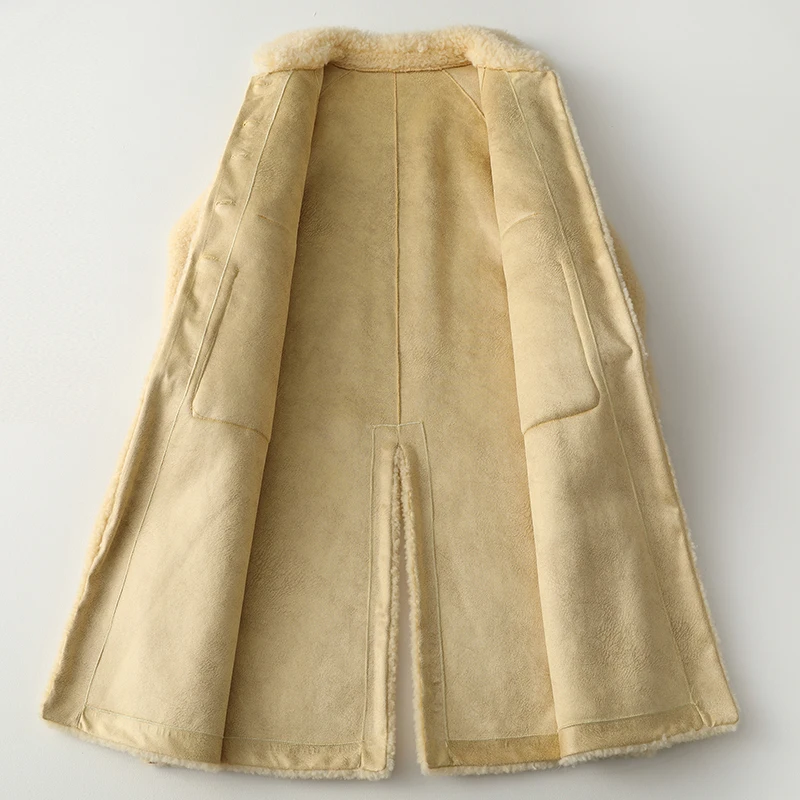 Пальто из овечьей шерсти зимняя куртка женская одежда 2020 шерстяные пальто и