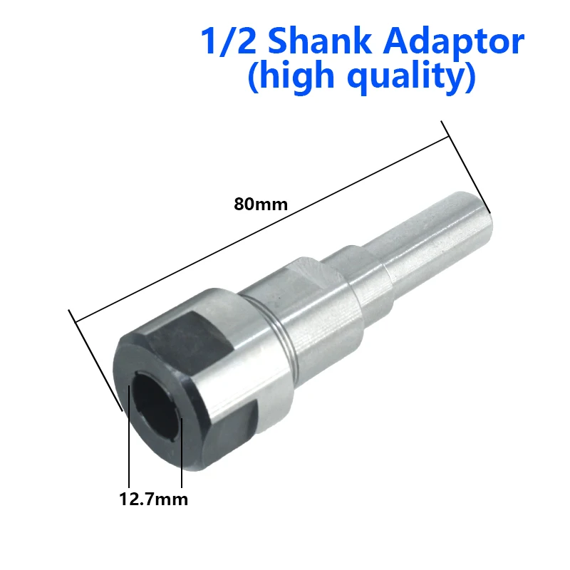 12.7mm high quality LAVIE 1 шт. 1/" 8 мм 12 мм 1/2" хвостовик фрезы удлинитель стержня цанговый гравировальный станок удлинитель фрезы для дерева MC04003 - Длина режущей кромки: 12.7mm high quality