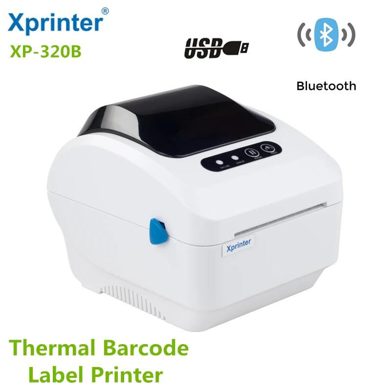 Xprinter 320B принтер для тепловой печати штрихкодов-ярлыков 3-дюймовый POS чековый 80 мм