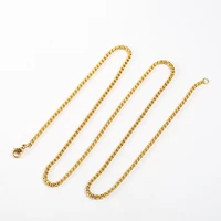 xuqian hot selling new arrival stainless steel gold plated chains for jewelry making c0059