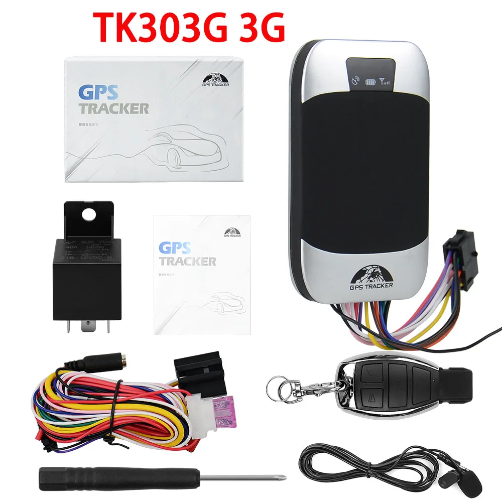 Автомобильный GPS-трекер 3G GSM GPS-локатор Coban TK30 TK303F водонепроницаемый IP66