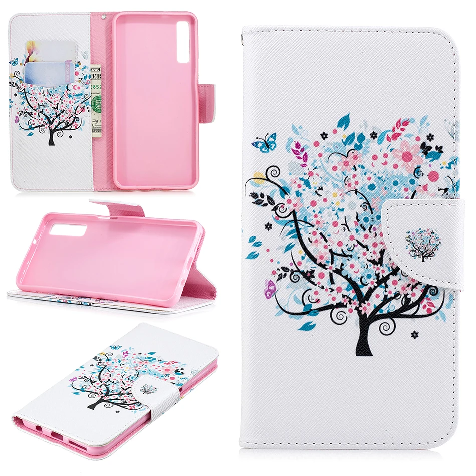 Бумажник с отделением для карт и рисунком флип чехол LG K40 K50 Q60 Stylo 5 4 G7 K7 K8 K9 K10 K11 2018