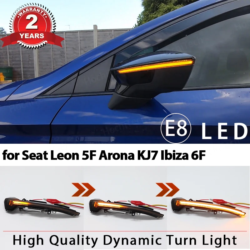

Dynamic LED Turn Signal Blinker for Seat Ateca 5D 2016 2017 2018 2019 FR car Side Mirror Indicator light Tarraco