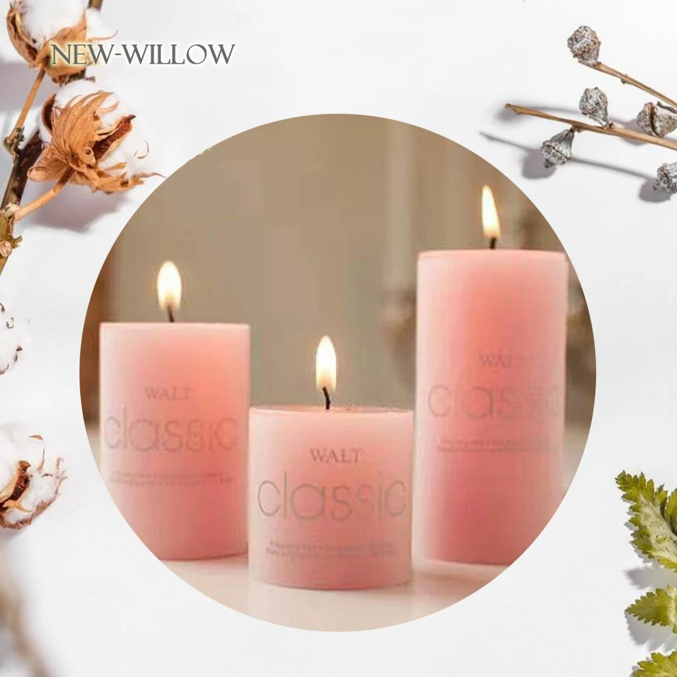 Классическая 5 см свеча на колонне ароматерапия Бездымная нетоксичный восковой