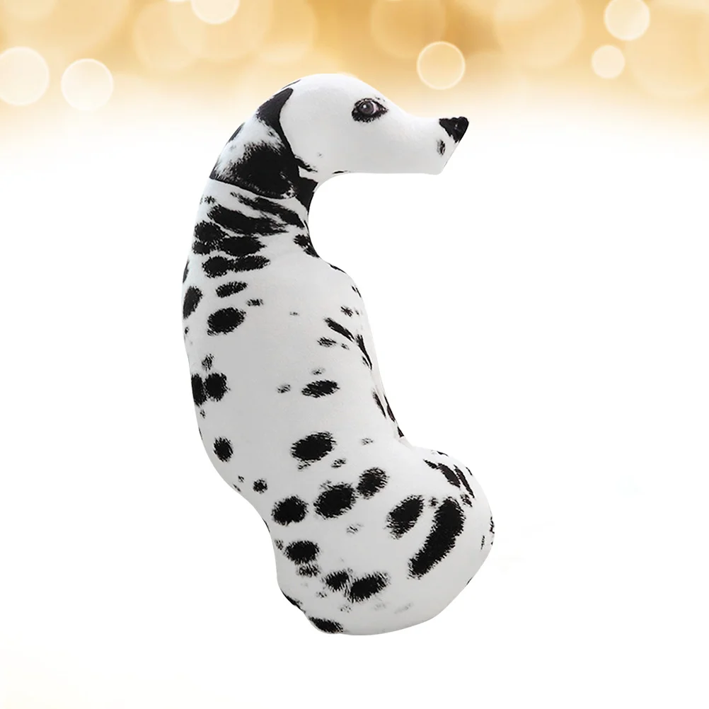 

1PC 50CM 3D Simulation Dog Pillow Stereo Plush for Home Hotel Sofa Bench (Spotty Dog)