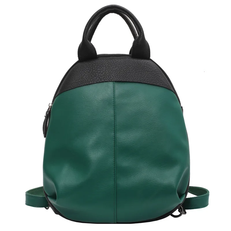 

European American style backpack ladies fashion travel storage bag PU Double Shoulder Lady Shoulder Bag Rucksack