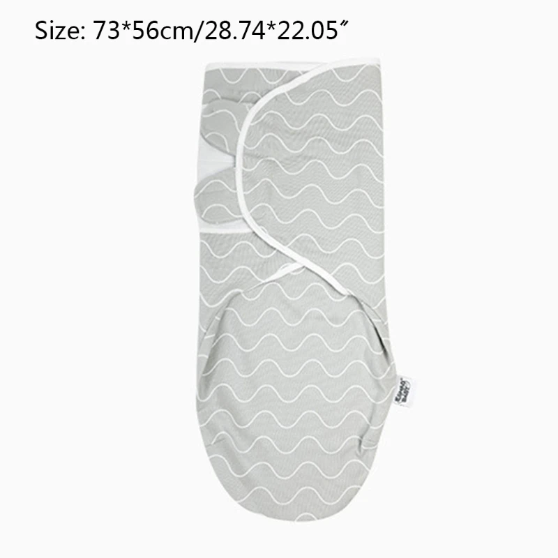 

3Pcs Baby Swaddle Blanket Adjustable Infant Wrap Breathable Cotton Sleeping Bag