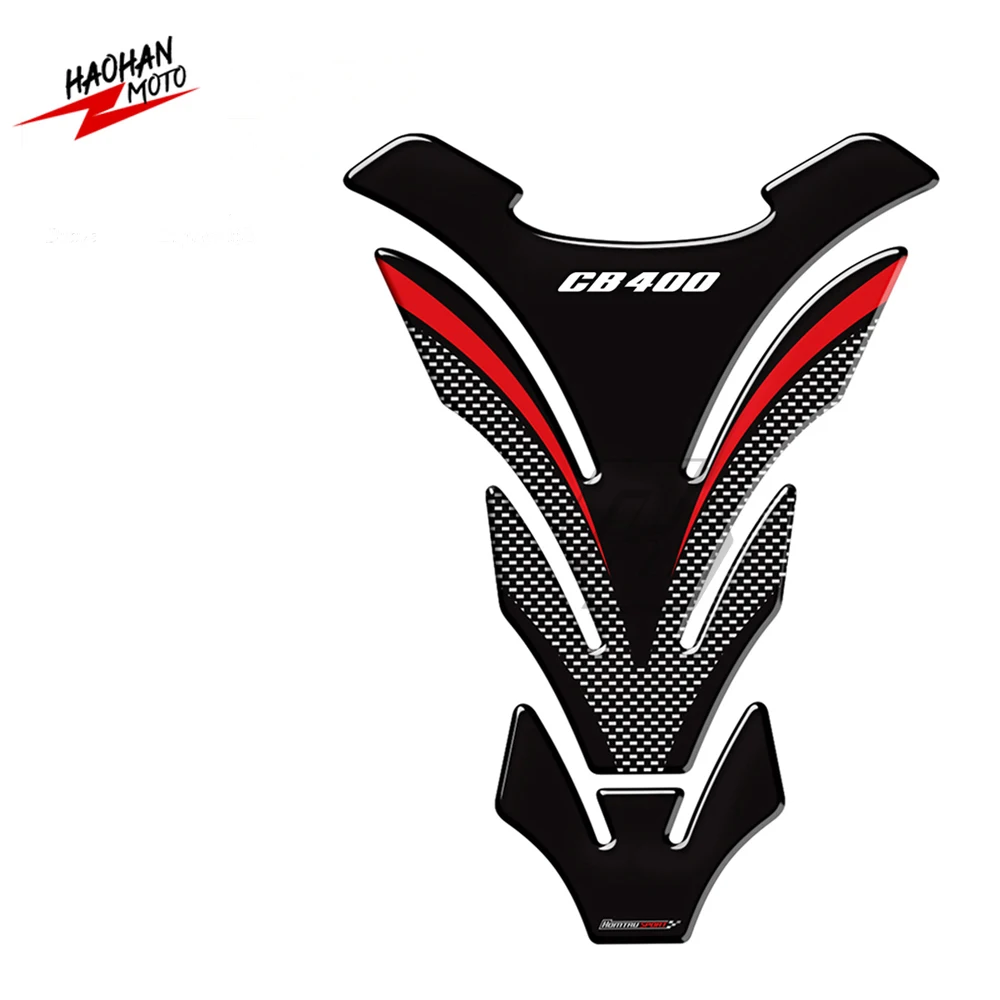 

Для Honda CB400 CB 400 Tankpad 3D, наклейки с углеродным внешним видом