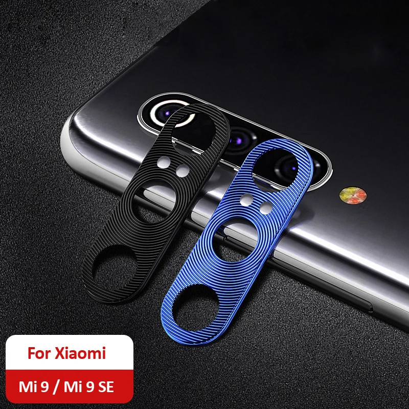 Для Xiaomi Mi 9 SE Защитная крышка для камеры с кольцом металлическая защитная пленка