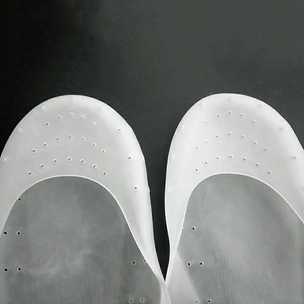 Носки Силиконовые в стиле унисекс Нескользящие защита от трещин на пятке для