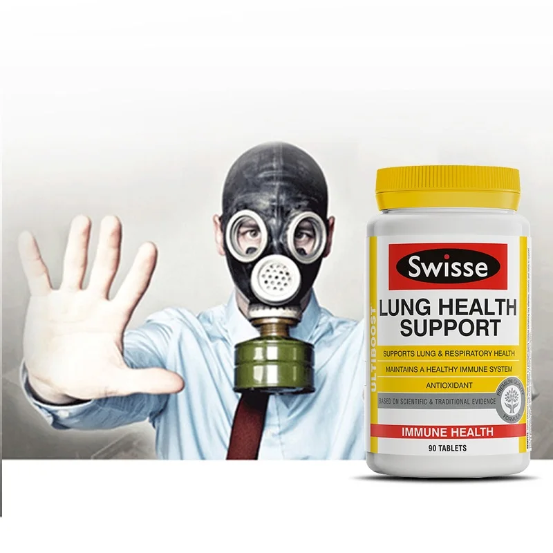 

Australia Swisse Lung Respiratory Health 90 Tablets Antioxidant Support Healthy Immune System Expectorant Soothing