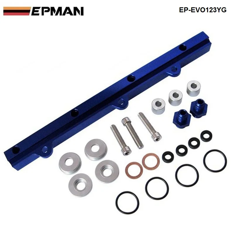 Алюминиевая заготовка топливный инжектор топливная направляющая Turbo Kit Blue