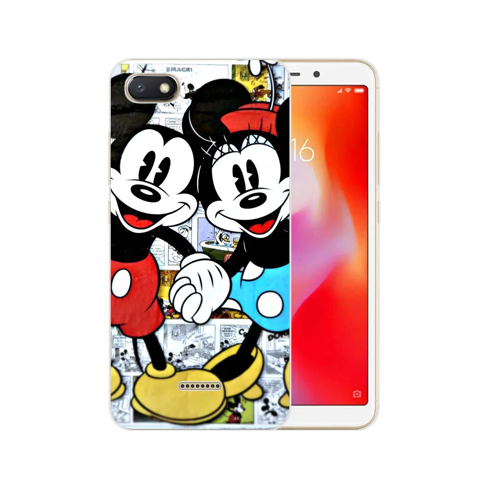 Милый мягкий силиконовый чехол для телефона с рисунком Микки и Минни для XiaoMi 8 A1 A2 Lite A3 9 9SE 9T K20Pro, чехол для Redmi Note4X Note5Pro - Цвет: C12