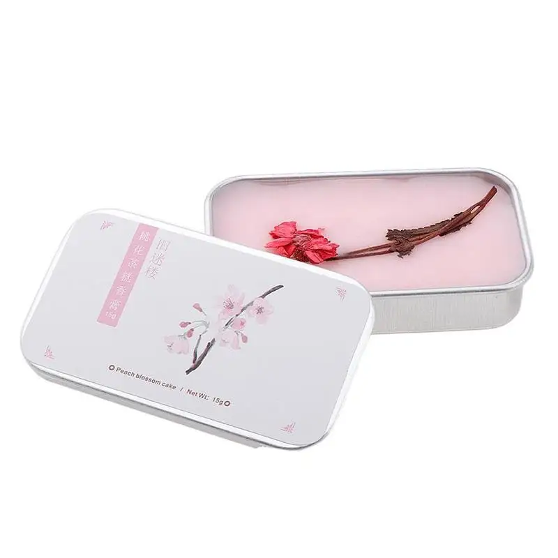 Твердые духи для мужчин женщин контроль масла цветочный портативный круглый