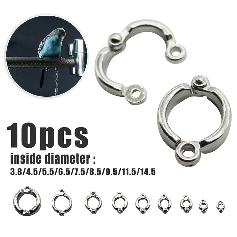 Тренировочный поводок для птиц 10 шт. кольца летающие аксессуары попугаев голубей