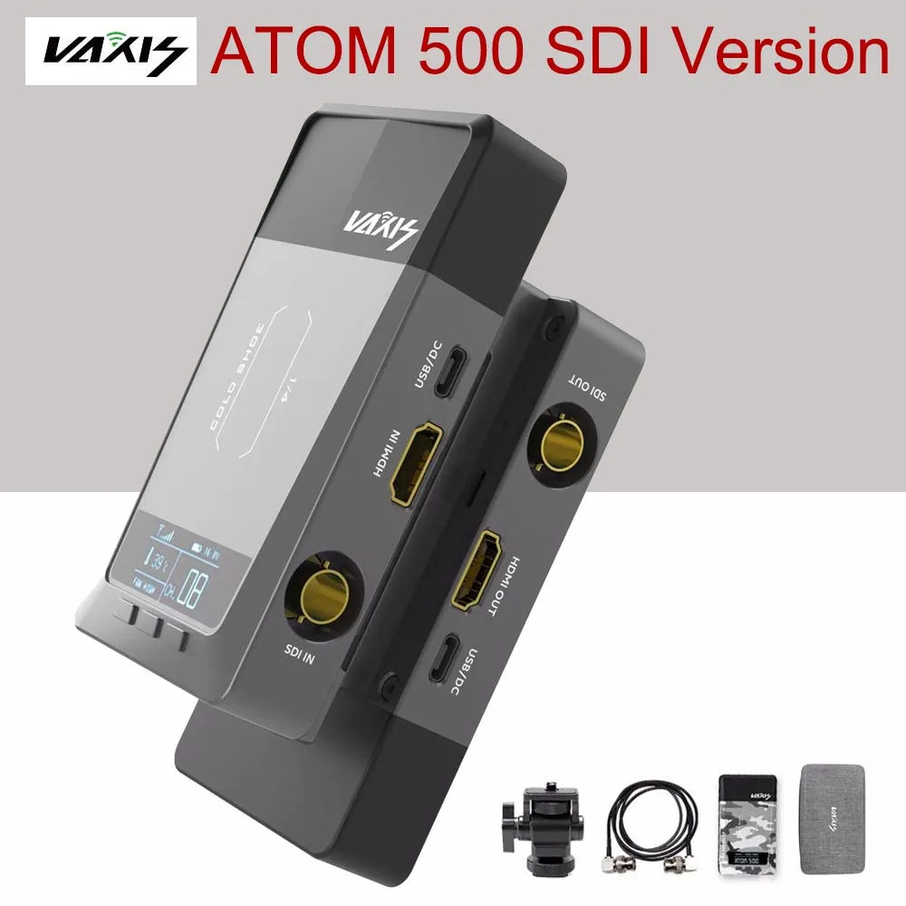 Vaxis ATOM 500 SDI версия видеосистемы беспроводной передачи для LIVE HDMI совместимый 1080