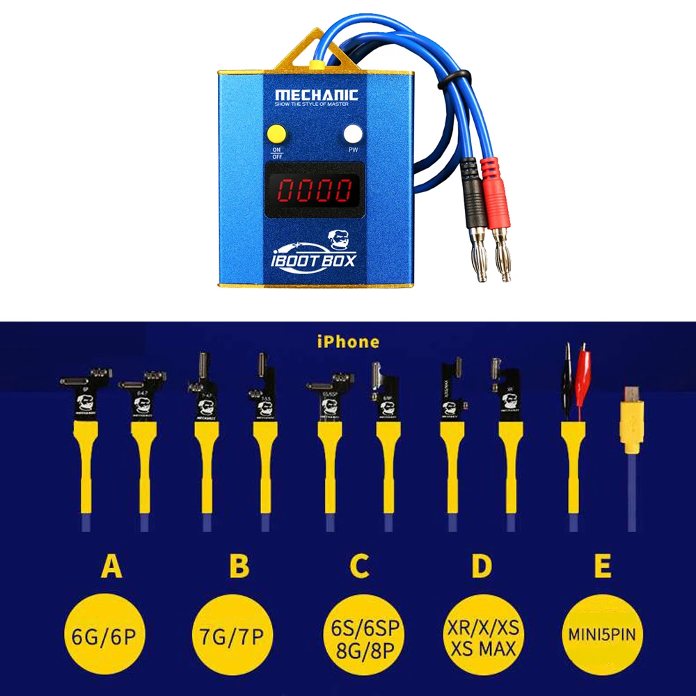 MECHANIC IBoot Box кабель для ремонта материнской платы телефона тестирования питания