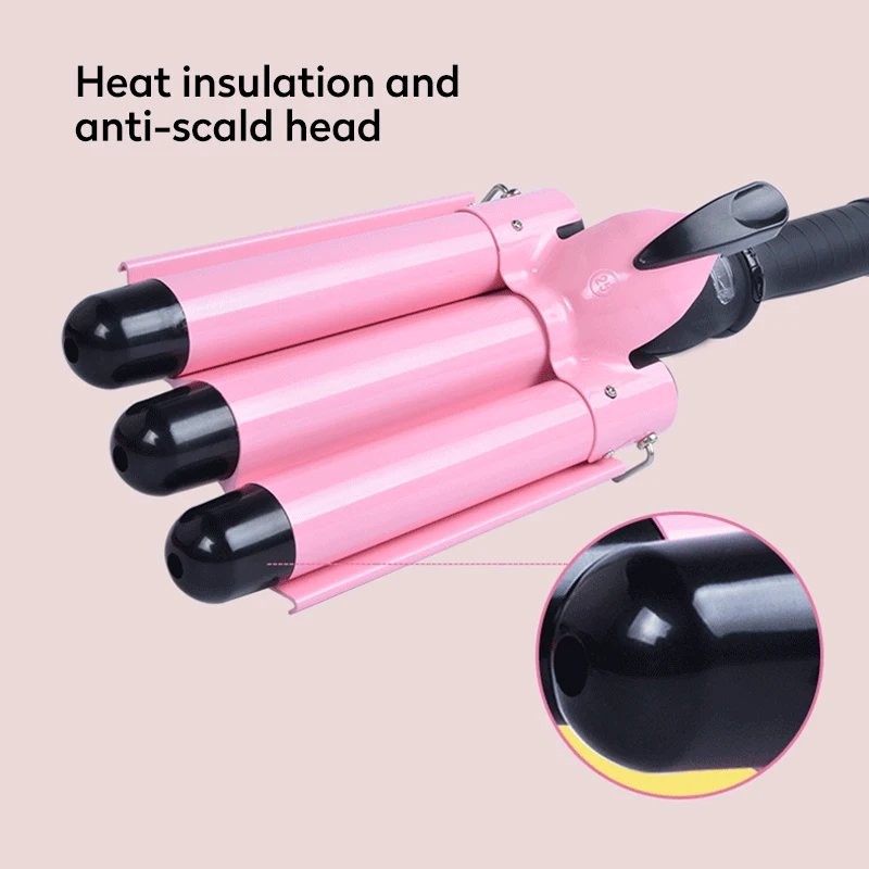 

3 Barrels Hair Curling Iron LCD Automatic Perm Splint Ceramic Hair Curler Hair Waver Curlers Rollers Styling Tools Hair Styler