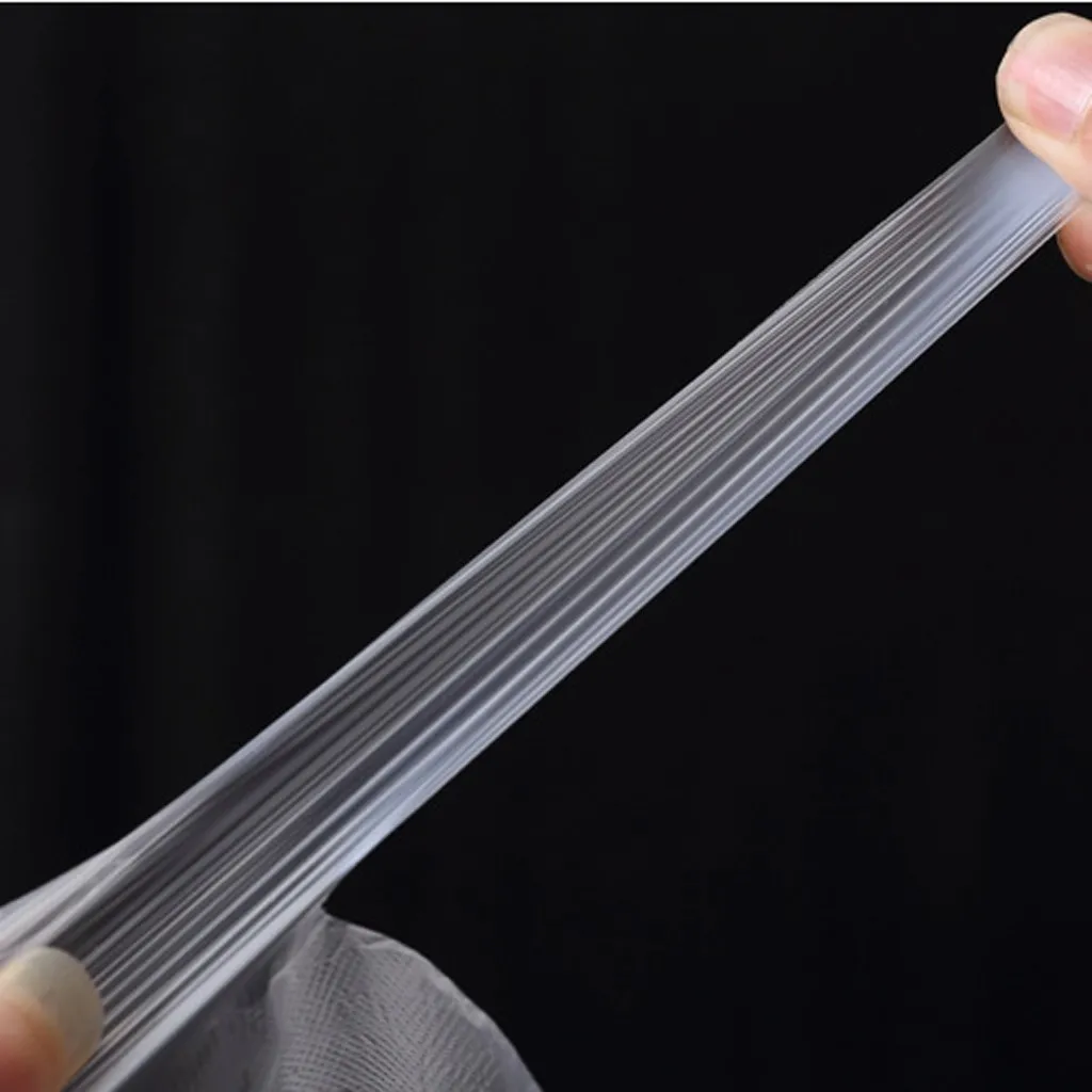 Одноразовые перчатки 100 шт ПЭ съемные пищевые пластиковые толстые одноразовые