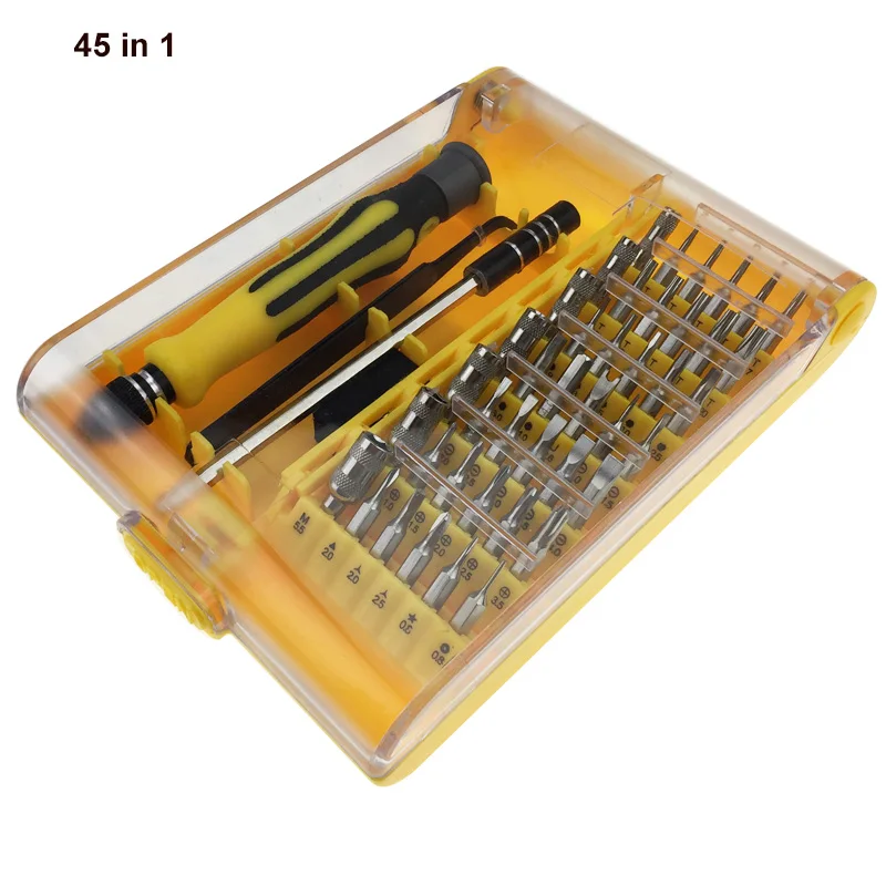 

45 in 1 Precision Screwdriver Set Magnetic Screwdriver Mini Screwdriver Screwdriver Set Dismountable Non-slip Dismountable