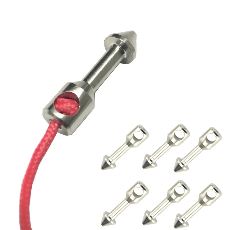 6 шт рыболовли ловильный ремешок с подвеской в форме ногтей вилка для рыбы