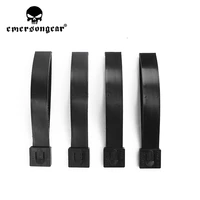 emersongear 4pcsset long malice clips tactical bag pouch molle connection strap long version for hunting vest airsoft bd8230