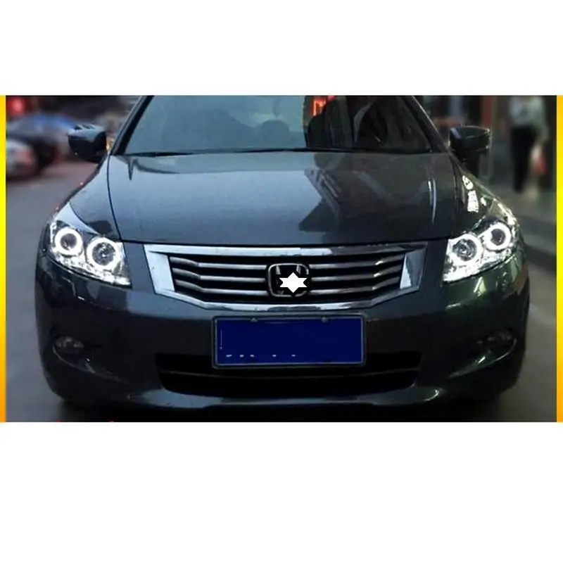 Наружные Drl Luces Assessoires Neblineros Led Para Авто Cob дневные ходовые фары автомобильные фары в сборе 08 для Honda Accord
