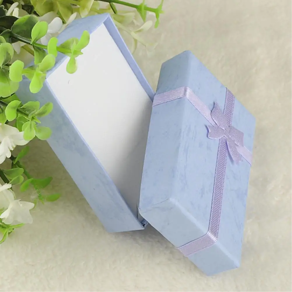 8x5x2.5cm Purple 1 шт ожерелье серьги кольцо Упаковка Ювелирные Изделия Бумажная Подарочная коробка аксессуары упаковочные бумажные пакеты для подарков cajas de regalo Прямая поставка - Цвет: 8x5x2.5cm Purple